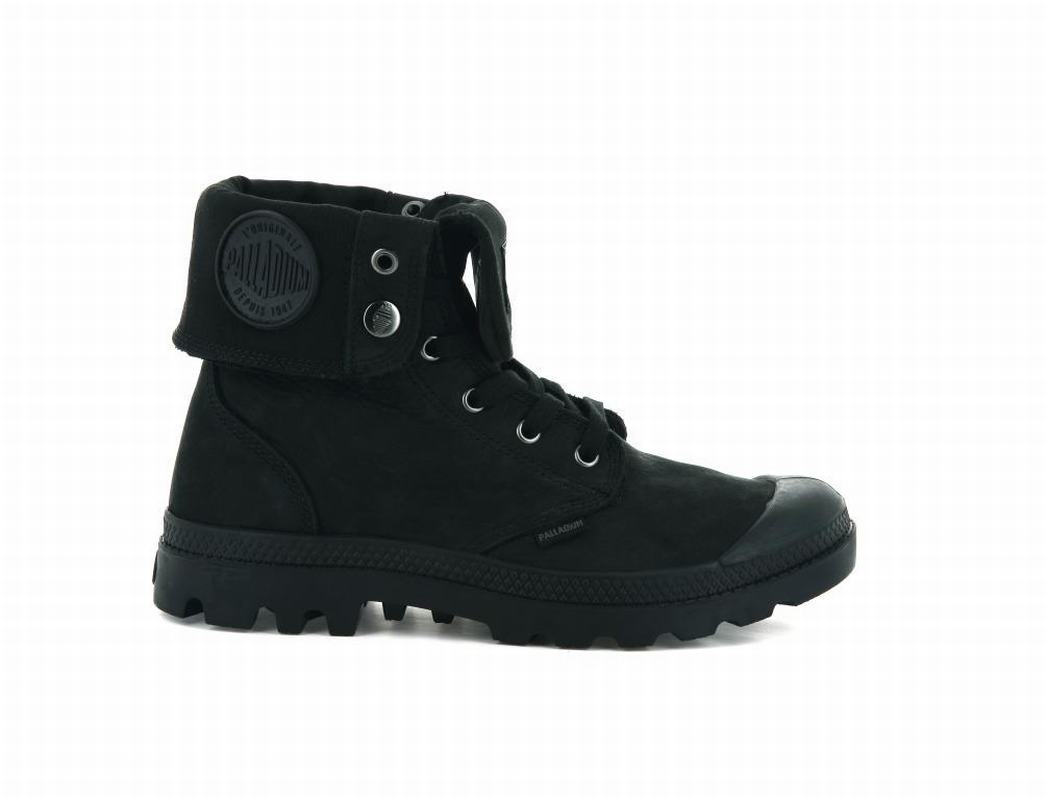 Palladium Pampa Baggy Nubuck Men's Boots Black (GOEM46297)